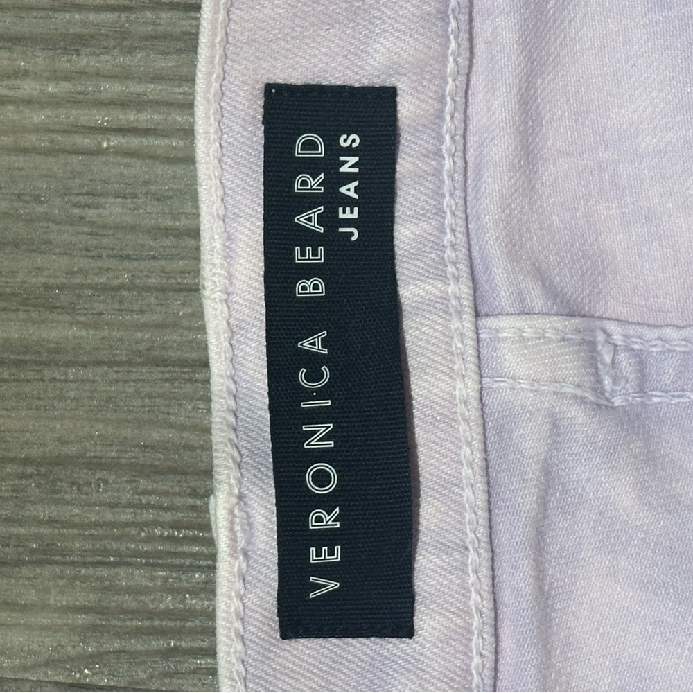 💜VERONICA BEARD - CARLY HIGH RISE KICK FLARE - LAVENDER JEANS💜 Women’s size 29. - Picture 6 of 8